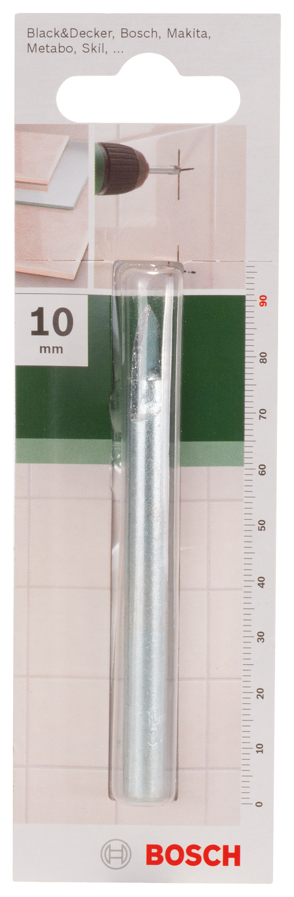 Bosch Glass Drill 10x80mm - 2609255469