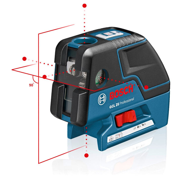 Bosch GCL 25 Point/Line Laser with Protective Bag - 0601066B00
