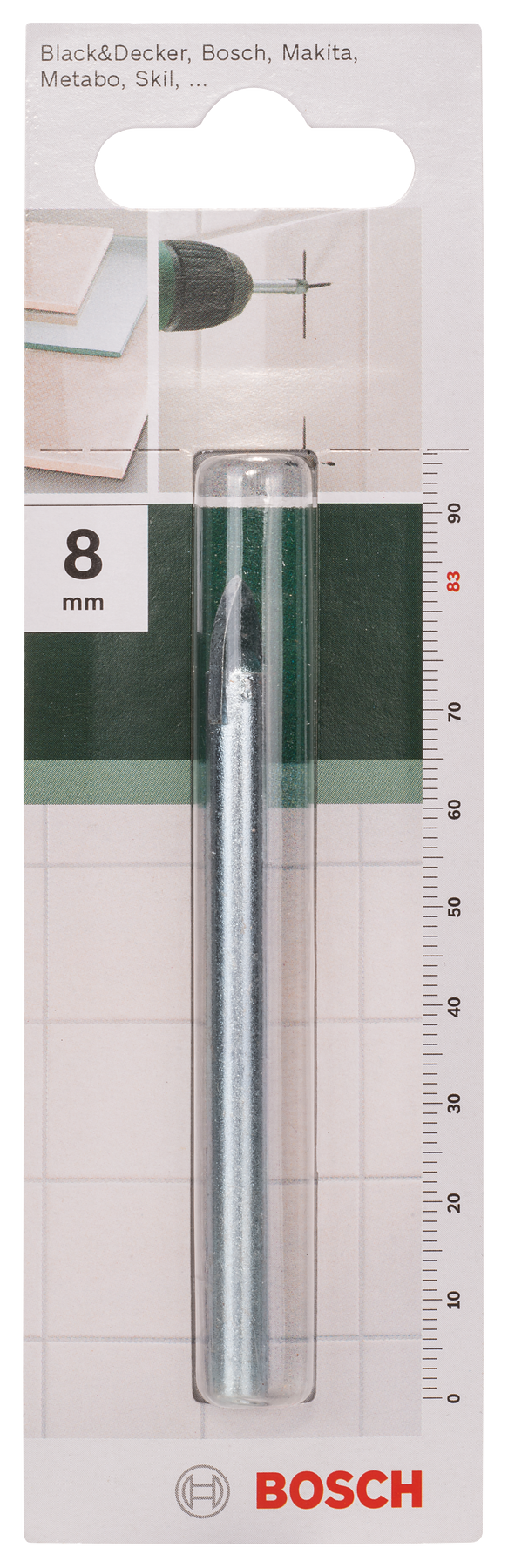 Bosch Glass Drill 3x65mm - 2609255464